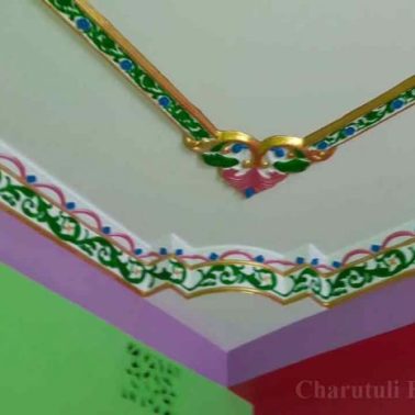 Gypsum ceiling, fan circle, light circle, corner, column design in Dhaka, Bangladesh